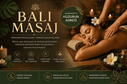 Bali masajı gaziantep